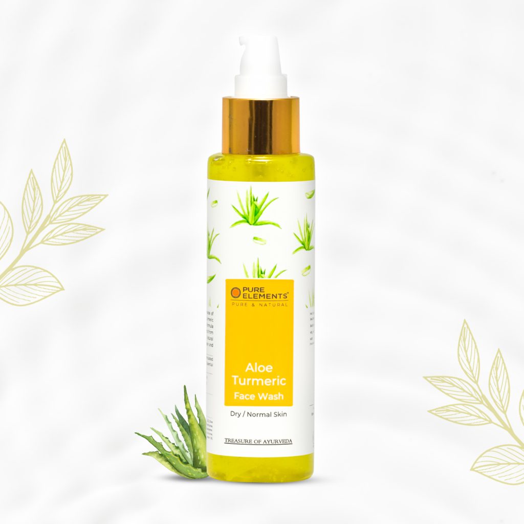 Aloe Turmeric Face Wash for Dry & Normal Skin