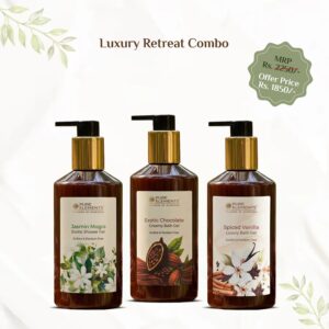 Luxury Retreat Combo of 3 Shower Gels